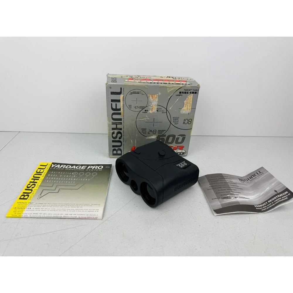 BUSHNELL Yardage PRO 500 Rangefinder USA With Bag Tested Works Great BX